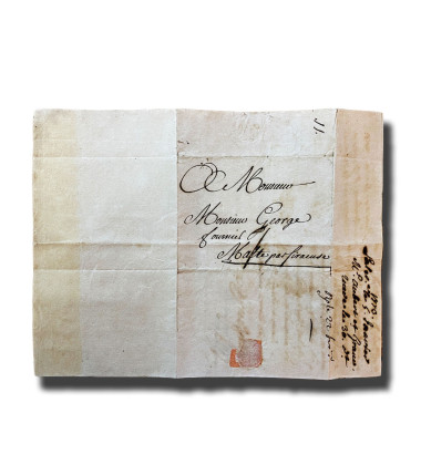 1772 Palermo To Malta Entire Cover Postal History Malta Par Siracusa