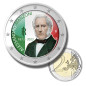 2 Euro Coloured Coin 2023 Italy 150th Ann Death of Alessandro Manzoni