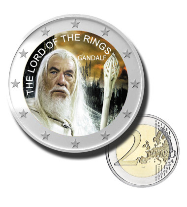 2 Euro Coloured Coin The Lord Of The Rings - Gandalf