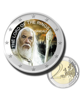 2 Euro Coloured Coin The Lord Of The Rings - Gandalf