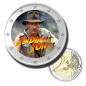 2 Euro Coloured Coin Indiana Jones - Harrison Ford