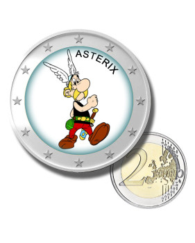 2 Euro Coloured Coin Asterix and Obelix - Asterix