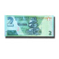 2021 Zimbabwe 2 Dollars Banknote, New Hybrid, Uncirculated