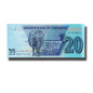 2021 Zimbabwe 20 Dollars Banknote, New Hybrid, Uncirculated