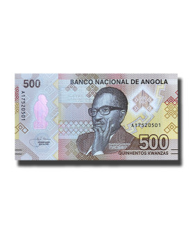 2020 Angola 500 Kwanzas Polymer Banknote Uncirculated