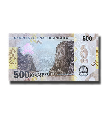 2020 Angola 500 Kwanzas Polymer Banknote Uncirculated