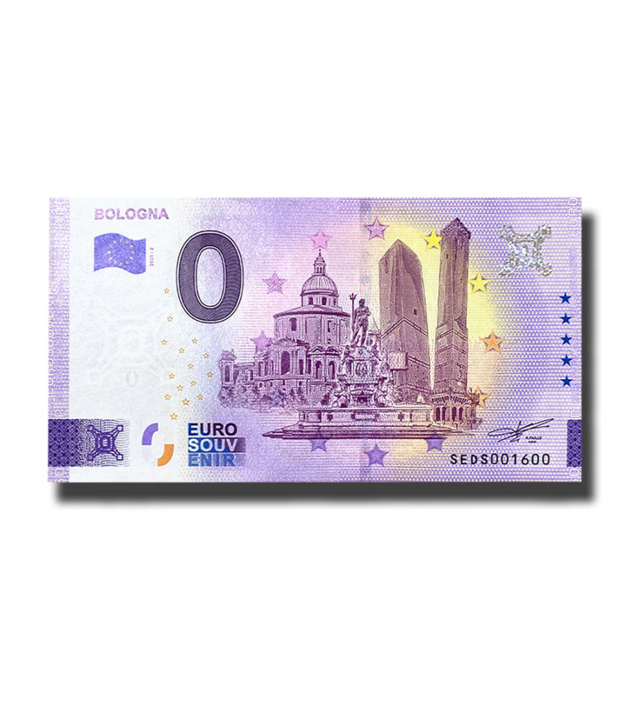 0 Euro Souvenir Banknote Bologna Italy SEDS 2023-2