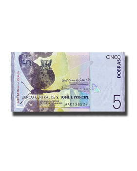 2020 San Tome 5 Dobras Banknote Uncirculated