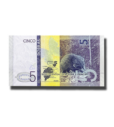 2020 San Tome 5 Dobras Banknote Uncirculated