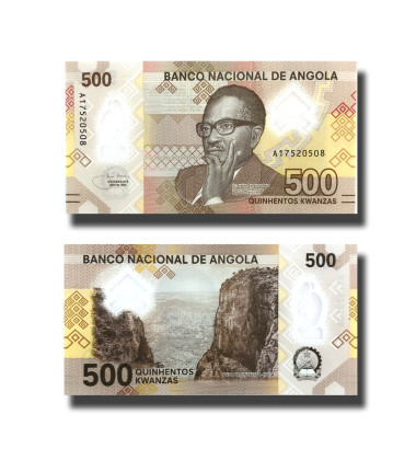 2020 Angola 500 Kwanzas Polymer Banknote Uncirculated