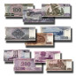 Korea 5 - 5000 Won - Set Of 10 Banknotes UNC Uncirculated