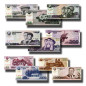 Korea 5 - 5000 Won - Set Of 10 Banknotes UNC Uncirculated