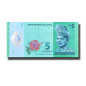 2011 Malaysia 5 Ringgit Polymer Banknote Colonel Seri Paduka Uncirculated