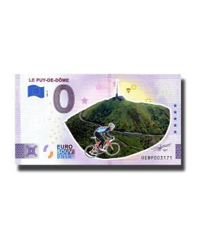 0 Euro Souvenir Banknote Le Puy-De-Dome Colour France UEBP 2023-8