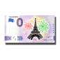 0 Euro Souvenir Banknote Tour Eiffel Colour France UEBU 2023-6