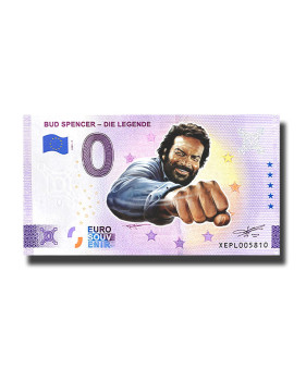 0 Euro Souvenir Banknote Bud Spencer - Die Legende Colour Germany XEPL 2022-2