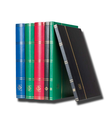 Leuchtturm Stockbook Basic Din A4 64 Black Pages Green Colour