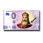 0 Euro Souvenir Banknote Charlemagne Colour France UEUM 2021-8
