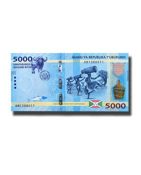 2015 Burundi 5000 Francs Banknote Uncirculated