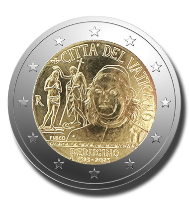 2023 Vatican V Centenary Death of Perugino €2 Euro Coin