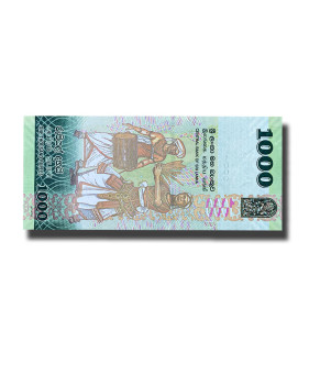 2019 Sri Lanka 1000 Rupees Banknote Ramboda Tunnel, New Design, P-127e Uncirculated