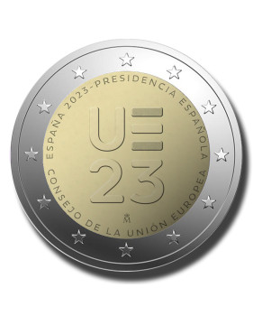 2023 Spain Spanish Presidency Of The Council Of The EU 2 Euro Coin