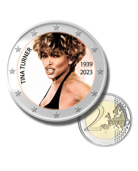 2 Euro Coloured Coin Tina Turner