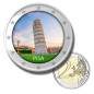 2 Euro Coloured Coin Pisa - Italy