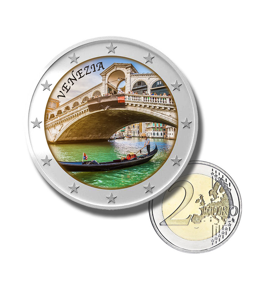 2 Euro Coloured Coin Venezia
