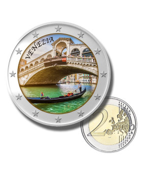 2 Euro Coloured Coin Venezia