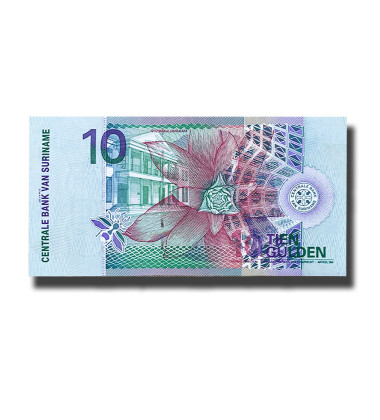 2000 Suriname 10 Gulden Banknote Uncirculated