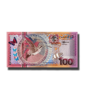 2000 Suriname 100 Gulden Banknote Uncirculated