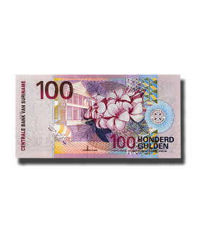 2000 Suriname 100 Gulden Banknote Uncirculated