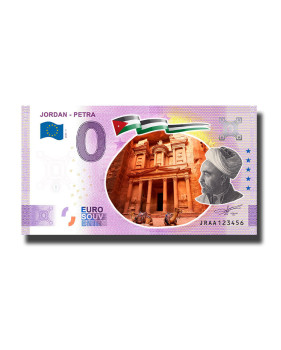 0 Euro Souvenir Banknote Jordan - Petra Colour Jordan JRAA 2023-1