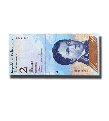 2012 Venezuela 2 Bolivares Banknote Uncirculated