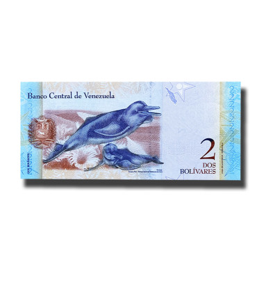 2012 Venezuela 2 Bolivares Banknote Uncirculated