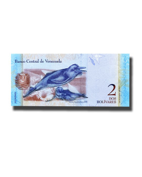 2012 Venezuela 2 Bolivares Banknote Uncirculated