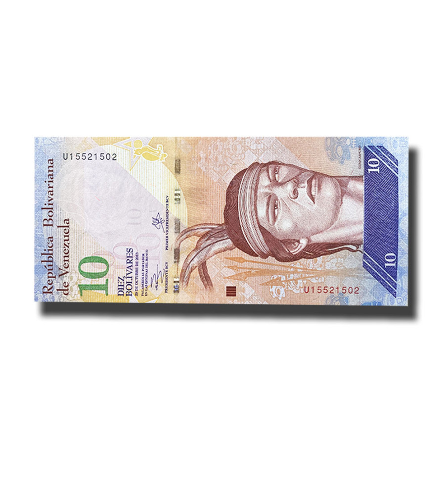 2013 Venezuela 10 Bolivares Banknote Uncirculated