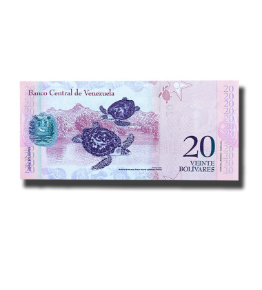 2013 Venezuela 20 Bolivares Banknote Uncirculated