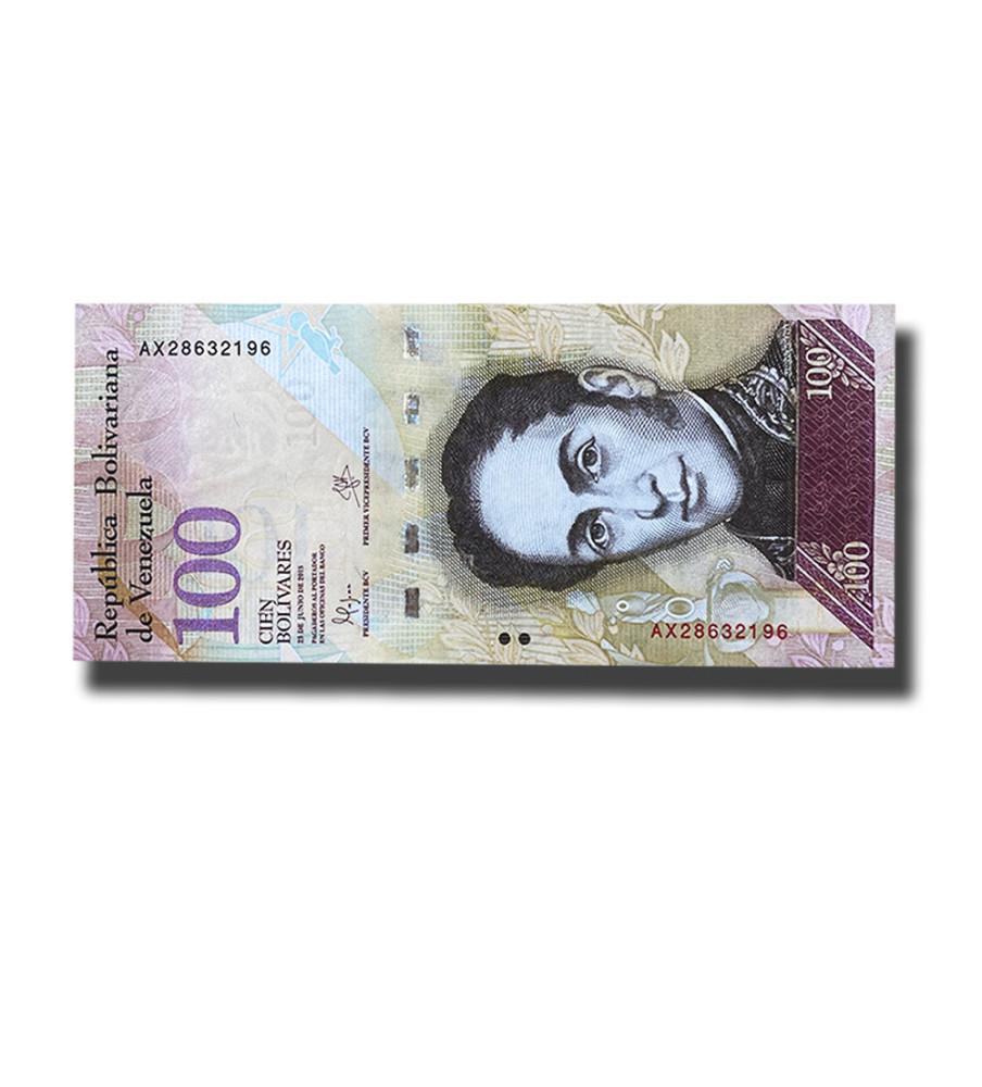 2015 Venezuela 100 Bolivares Banknote Uncirculated