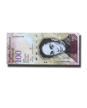 2015 Venezuela 100 Bolivares Banknote Uncirculated