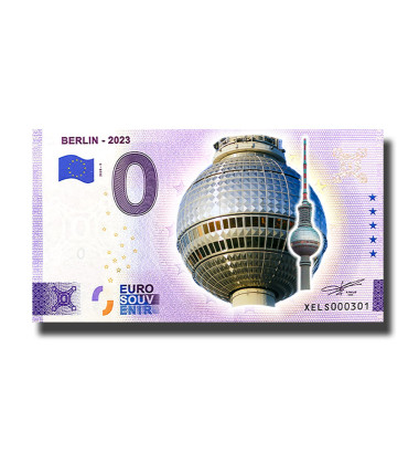 0 Euro Souvenir Banknote Berlin - 2023 Colour Germany XELS 2023-1