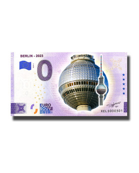 0 Euro Souvenir Banknote Berlin - 2023 Colour Germany XELS 2023-1