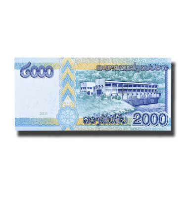 2013 Laos 2000 Laos Kip Commemorative Banknote Kaysone Phomvihane Uncirculated