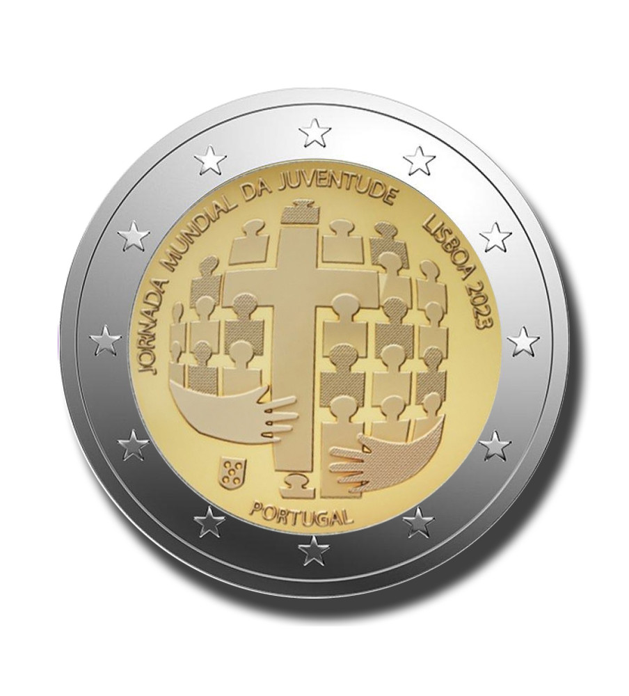 2023 Portugal World Youth Lisbon Day 2 Euro Coin