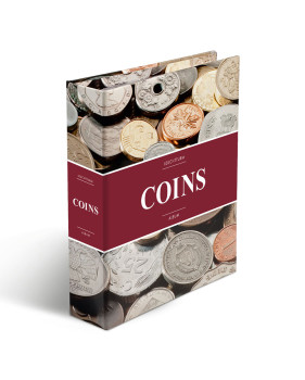 Leuchtturm Coin Album OPTIMA 'COINS' incl 5 pockets