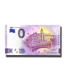 0 Euro Souvenir Banknote Sibiu Hermannstadt Romania ROAL 2023-1