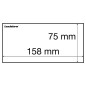 Leuchtturm Plastic Sleeves for Banknotes 158mm x 75mm Open 50 per Pack of 180gr