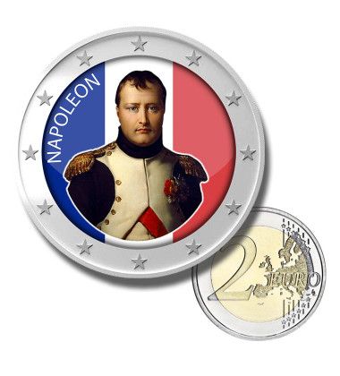 Napoleon In Malta Euro Colour Coin & 2 Souvenir Banknotes FEAM, FEAZ - Set of 3