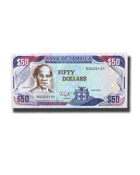 2010 Jamaica 50 Dollars Banknote Uncirculated